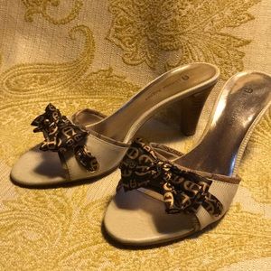Aigner open toe mule